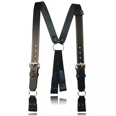 $79.99 • Buy Boston Leather - Fireman's Suspenders W/Loop Attachment - 9177XL-1, Black