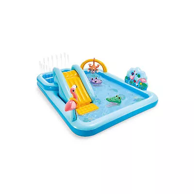 Intex Jungle Adventure Play Center Inflatable Kiddie Spray Wading Pool • $77