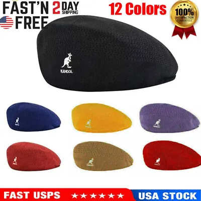 Kangol Breathable Beret Hat Summer Newsboy Woven Flat Caps Men Women Outdoor • $7.99