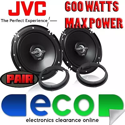 Ford Focus MK3 11-14 JVC 16cm 6.5 Inch 600 Watts 2 Way Rear Door Car Speakers • £36.99