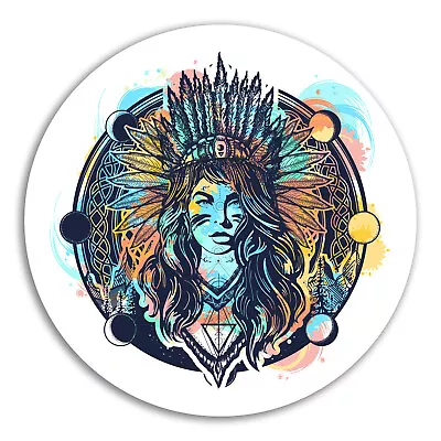 2 X 10cm Native American Vinyl Stickers - Tribal Sticker Laptop Luggage #18377 • £3.99