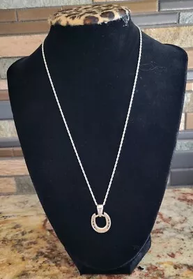 Kabana Sterling Silver Horseshoe Pendant And 18 Inch Chain Brand New (pu) • $89.95