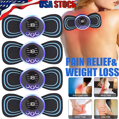 1-4 Pack Portable Massager Mini Electric Back Body Muscle Stimulator Pain Relief • $6.53