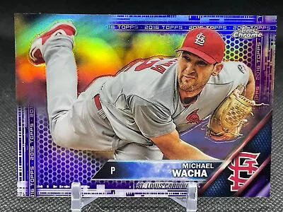 2016 Topps Chrome Michael Wacha Purple Refractor #/275 Baseball Card • $2.99