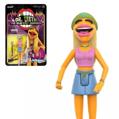 Janice Electric Mayhem The Muppets Super 7 Reaction Action Figure • $19.95