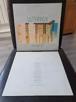 ULTRAVOX - QUARTET - ORIGINAL 1982  ALBUM Tested Free Uk Post • £7.49