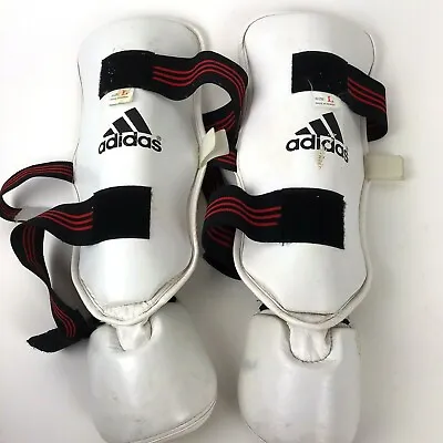 Adidas TaeKwonDo Shin Instep PROTECTOR Guard TKD Tae Kwon Do Gear L • $19.97