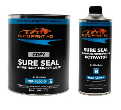 Sure Seal 2K Urethane Sealer Primer Gallon Dark Gray Black Or White • $139.95