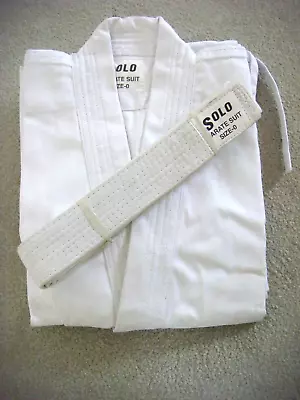 Solo Martial Art Karate Suit Size 0 Old Stock • £4.99