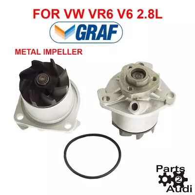 Water Pump Jetta Golf Corrado Passat  Vr6 V6 2.8 Pump Graf Oem  021121004 Metal • $53.99