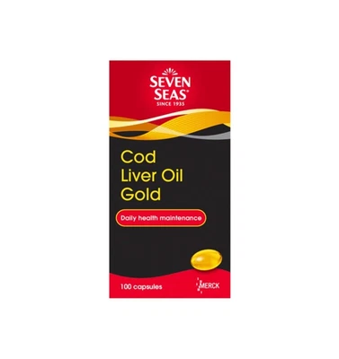 $68.50 • Buy Seven Seas Cod Liver Oil Gold (100 Softgels) Boost Immune FREE Express Shipping