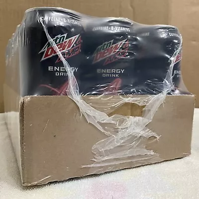 One (1) FULL CASE (12 Cans) Mtn Dew AMP CHERRY BLAST Energy Drink 16 Fl Oz Cans • $80