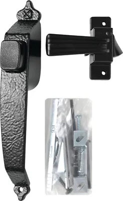 NEW Wright VC333BL Black Push Button Screen & Storm Door Latch Handle 6835185 • $11.89