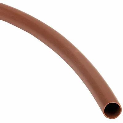 4mm BROWN ELECTRICAL WIRE COVER HEAT SHRINK SLEEVE CABLE IDENTIFICATION 1 METRE  • £1.99