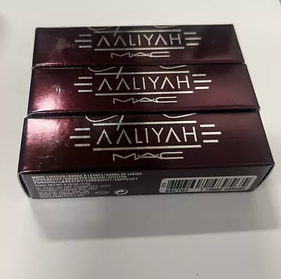 Mac Aaliyah Matte Lipstick TRY AGAIN By M.A.C - Full Size Lot Of 3 • $15