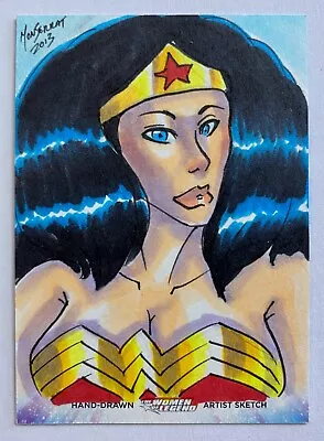 DC COMICS THE WOMEN OF LEGEND - SKETCH Of Wonder Woman By JOHN MONSERRAT SC • $59.99