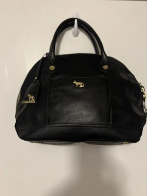 $68.99 • Buy EMMA FOX Dome Satchel Almond Clove Leather Shoulder Bag Purse MSRP. $278