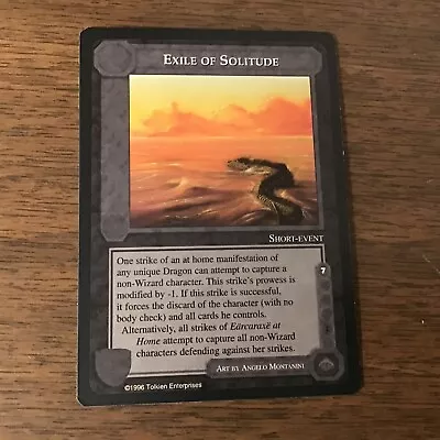 Exile Of Solitude - The Dragons- Middle Earth CCG - MECCG • $2.99