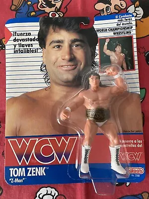 £64.49 • Buy Wcw Galoob Carded Tom Zenk Z Man Figure Great Condition Spanish Card Ideal Xmas