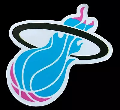 Miami Heat Sticker Decal NBA Basketball 2..5”x2.25” • $0.73