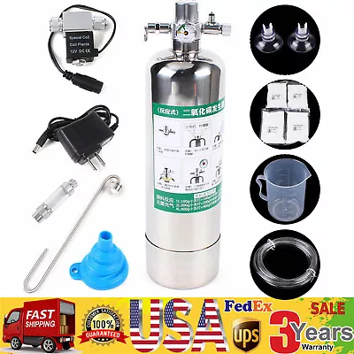 NEW Aquarium Co2 Generator System Kit Carbon Dioxide Reactor Cylinder Plants DIY • $76