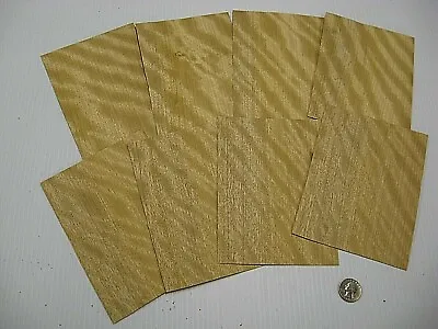 1 Lot Of 8pcs Avodire Raw Veneer Shorts Lot #6568 • $15.49