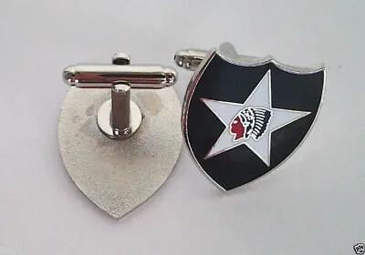 2ND INFANTRY US ARMY CUFF LINKS Military Veteran 14854-C HO • $18.88