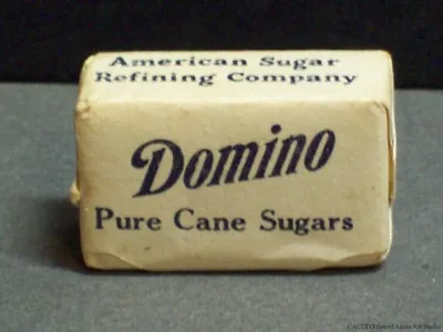 Vintage Domino Pure Cane Sugar Cube Advertising American Sugar Refining Company • $11.99