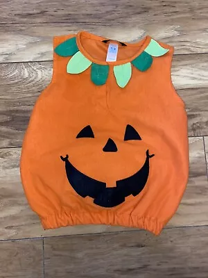 Pumpkin Halloween Costume 1-3 Years Kids Baby Toddler 12-36 Months VGC Worn Once • £0.99