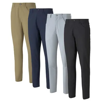 Puma 101 Golf Pants Lightweight 4-Way Stretch Material Slight Leg Taper 531103 • $49.99