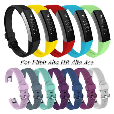 $3.73 • Buy Watch Band Silicone Wrist Strap Soft Replacement Bands For Fitbit Alta HR Ace