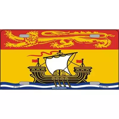 New Brunswick Canada Flag Novelty Metal License Plate • $11.25