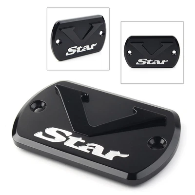 $16.80 • Buy Front Brake Fluid Cap Reservoir Cover Fit Yamaha V Star XVS 650/950/1100/1300