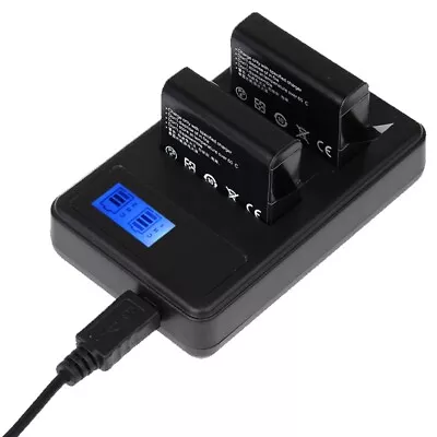 Dual Slot Battery Charger For GoPro HERO4 (AHDBT-401) With LCD Display  (3142) • $18.50