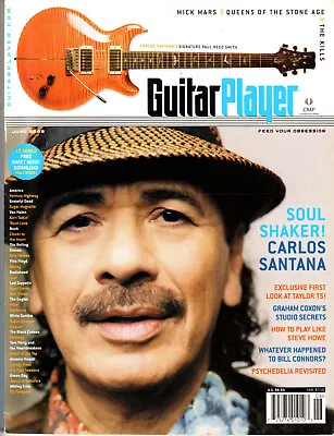 Guitar Player Magazine June  2005 Carlos Santana Mick Mars The Kills • $9