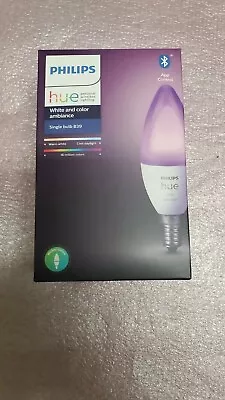 $65 • Buy Philips Hue LED  5.3W = 40W E14 470lumen White And  Color Ambiance 