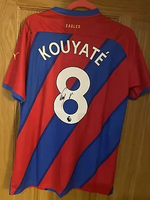 £65 • Buy Signed Cheikhou Kouyate Crystal Palace Premier League Shirt With COA, Midfielder