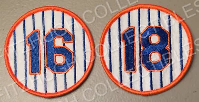 Gooden & Strawberry New York Mets 1986 Jersey Numbers #16 #18 To Be Retired Lot • $14.95