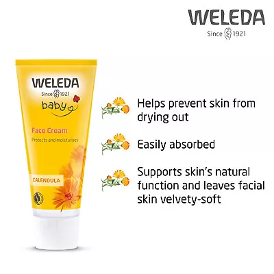 Weleda Baby Calendula Face Cream 50ml • £12