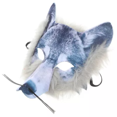 Wolf Halloween Half Werewolf Mask Animal Masquerade Scary Cosplay • $10.35