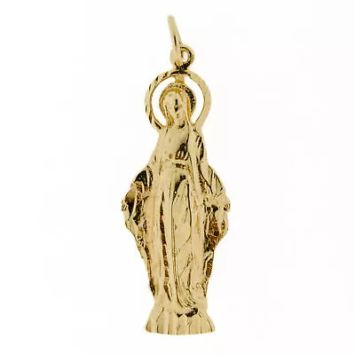 Madonna Religious Pendant In 18K Yellow Gold - 2.9 Grams • $359.99