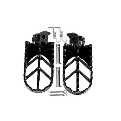 Footpegs Foot Pegs Rest For Pit Dirt Bike Honda CRF70 CRF50 CRF80 CRF100F CRF110 • $35.45