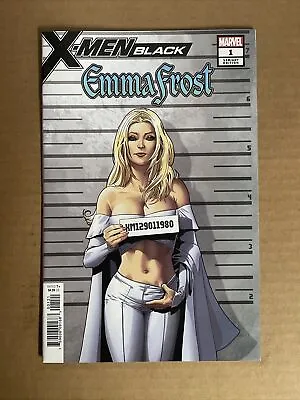 X-men Black Emma Frost #1 Larroca Mug Shot Variant 1stprint Marvel Comics (2018) • $4.99