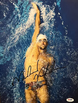 Michael Phelps Signed (Back Stroke) 11x14 Photo PSA/DNA • $744.99