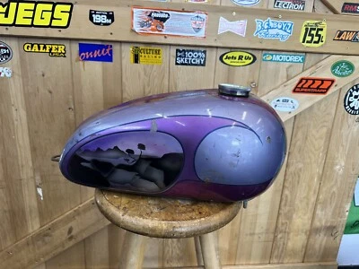 $450 • Buy Vintage Triumph Chopper Gas Tank Patina Custom Paint