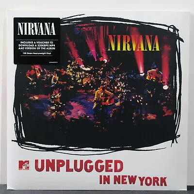 NIRVANA 'MTV Unplugged In New York' 180g Vinyl LP + Download NEW/SEALED • $44.99