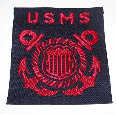 Original Woven Ww2 U.s. Merchant Marine Winter Uniform Patch • $9.99