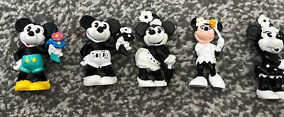 Mickey Mouse And Minnie Mouse Bullyland Figure Bundle Vintage Rare Black & White • £9.99