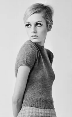 £4.94 • Buy Twiggy Beautiful Fashion Icon 1960’s English Model Actress Singer A4 Poster
