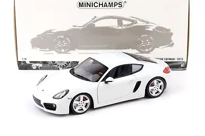 1:18 Minichamps Porsche Cayman S White 2012 • $198.15